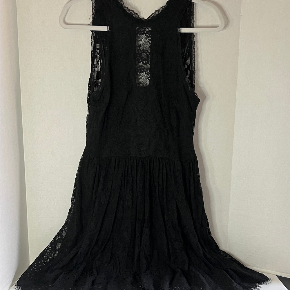 Free People Elegant Black Backless Dress